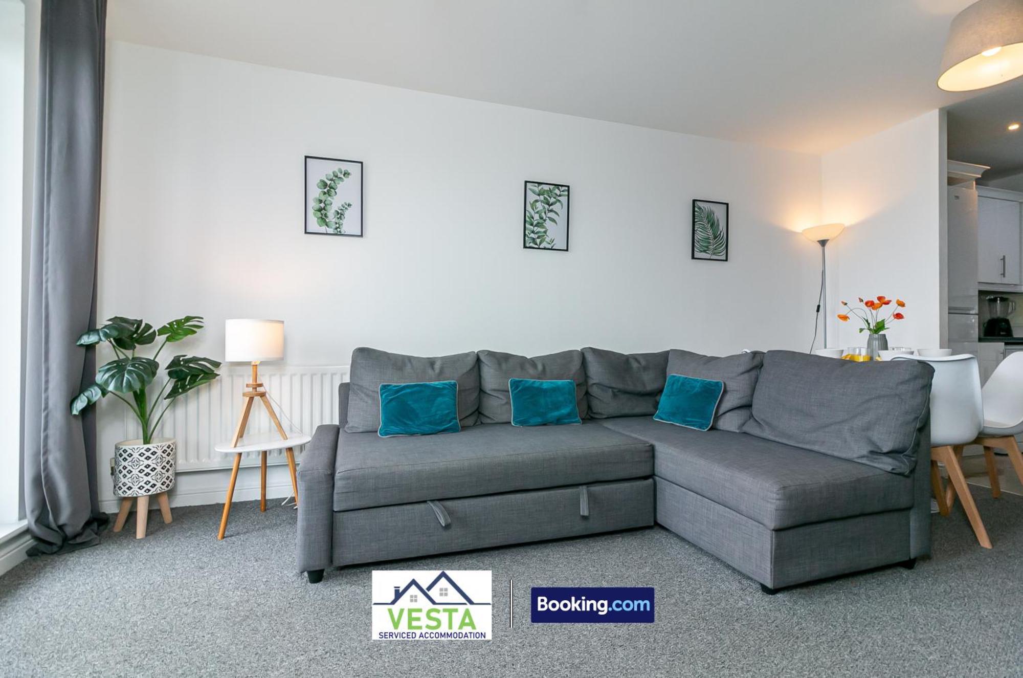 Two Bedrooms Apartment By Vesta Serviced Accommodation & Short Lets Hatfield With Free Wifi Buitenkant foto